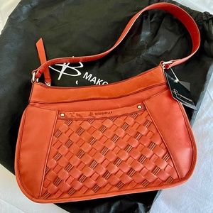 NWT Ginger Color B Makowsky Hobo Bag